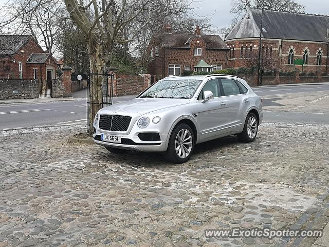 Bentley Bentayga spotted in Yarm, United Kingdom
