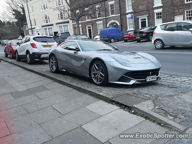 Ferrari F12 spotted in Yarm, United Kingdom