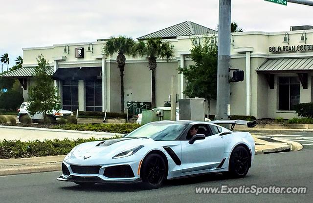 Chevrolet Corvette ZR1 spotted in Jacksonville, Florida