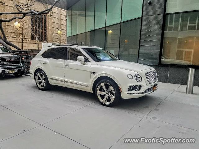 Bentley Bentayga spotted in Manhattan, New York