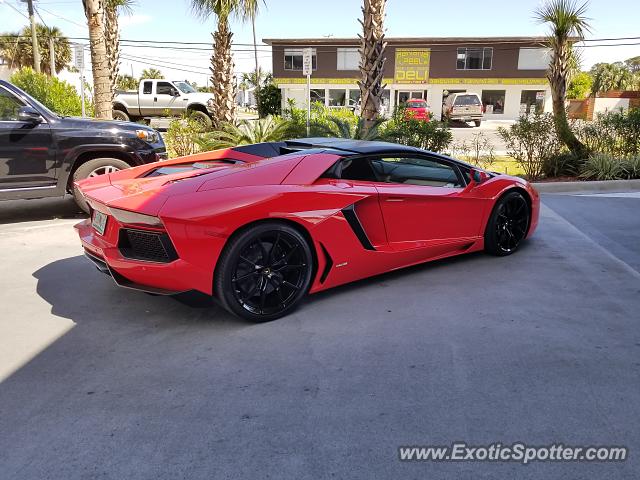 Lamborghini Aventador spotted in Panama City, Florida