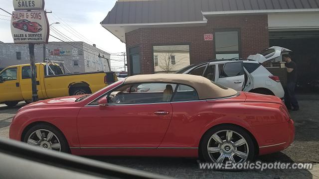 Bentley Continental spotted in Providence, Rhode Island