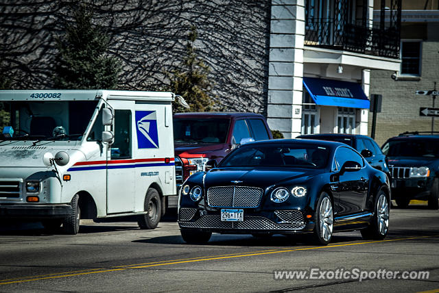 Bentley Continental spotted in Wayzata, Minnesota