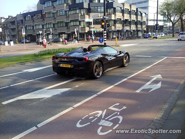 Ferrari 488 GTB spotted in Dordrecht, Netherlands