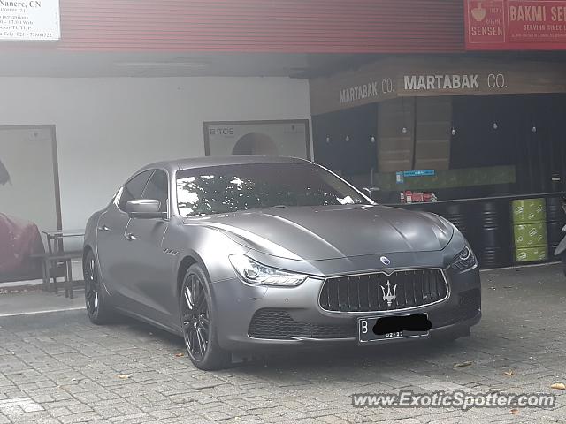 Maserati Ghibli spotted in Jakarta, Indonesia