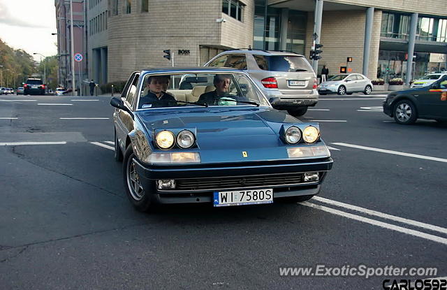 Ferrari 412 spotted in Warsaw, Poland