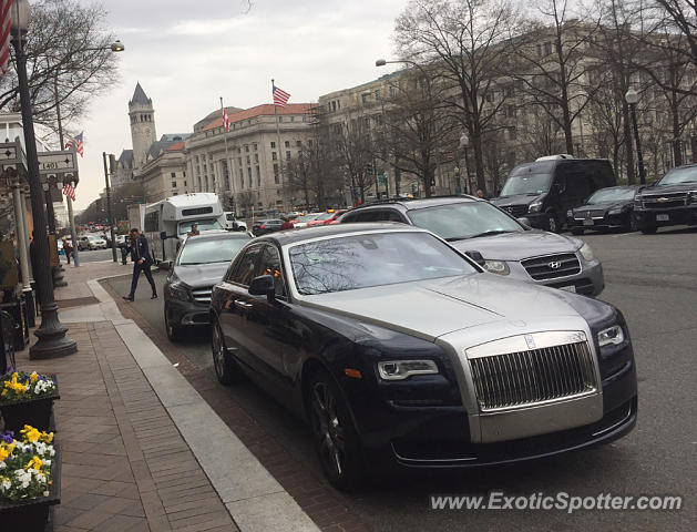 Rolls-Royce Ghost spotted in Washington, D.C., Maryland