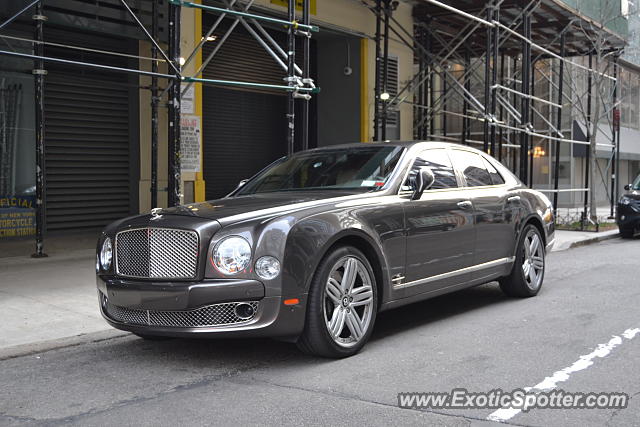 Bentley Mulsanne spotted in Manhattan, New York