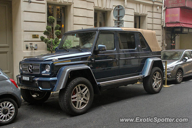 Mercedes Maybach G650 Landaulet spotted in Paris, France