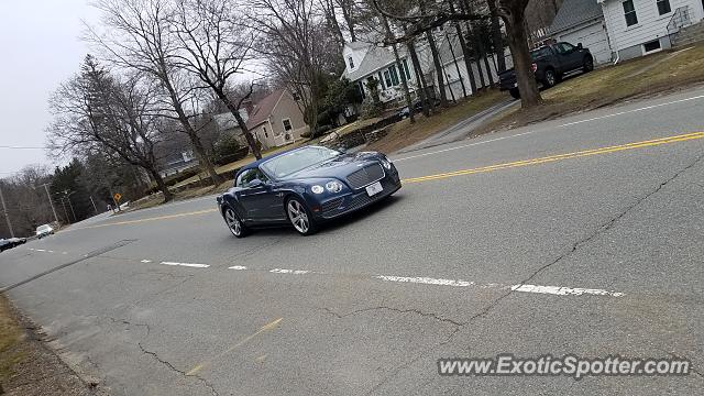 Bentley Continental spotted in Worcester, Massachusetts