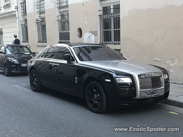 Rolls-Royce Ghost spotted in Paris, France