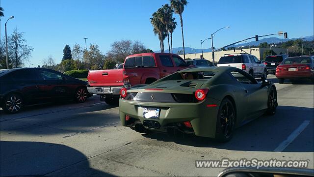 Ferrari 458 Italia spotted in Industry, California