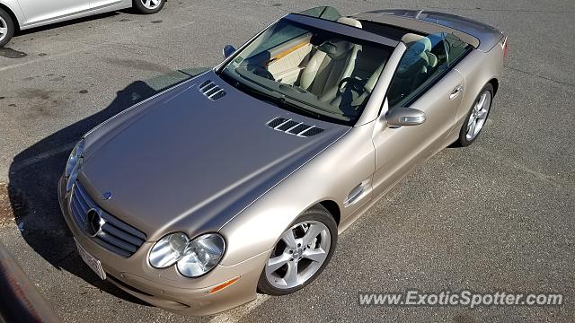 Mercedes SL600 spotted in Worcester, Massachusetts