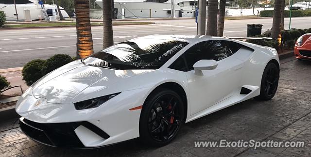 Lamborghini Huracan spotted in Miami Beach, Florida