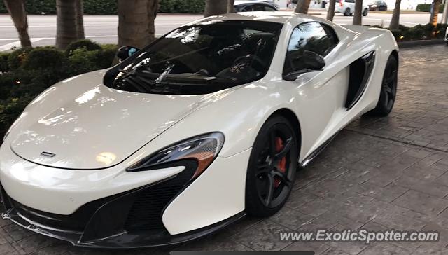 Mclaren 650S spotted in Miami beach, Florida