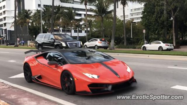 Lamborghini Huracan spotted in Miami beach, Florida