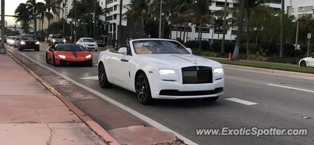 Rolls-Royce Dawn spotted in Miami beach, Florida