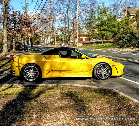 Ferrari F430 spotted in Warren, New Jersey