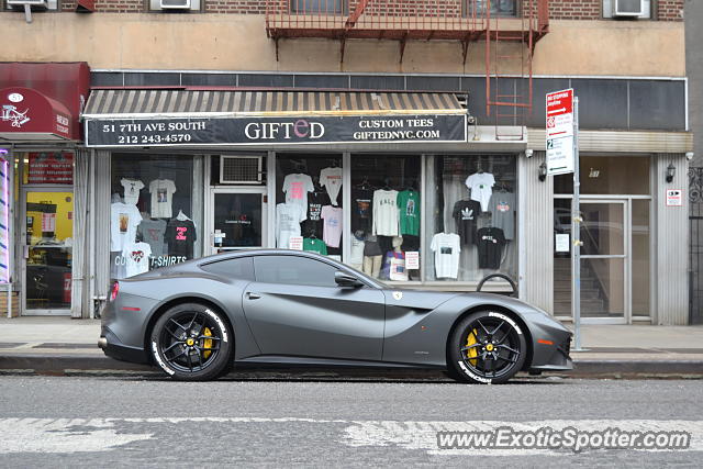 Ferrari F12 spotted in Manhattan, New York