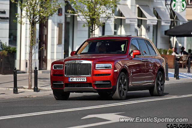 Rolls-Royce Cullinan spotted in Warsaw, Poland
