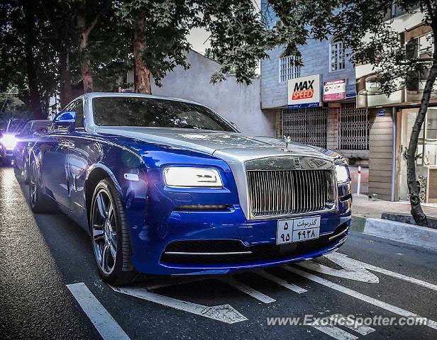 Rolls-Royce Wraith spotted in Tehran, Iran