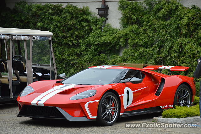 Ford GT spotted in Pebble Beach, California
