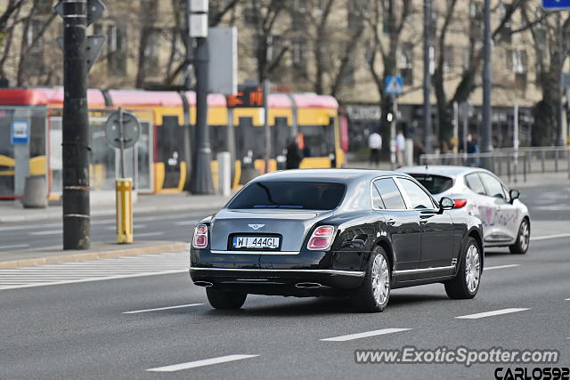 Bentley Mulsanne spotted in Warsaw, Poland