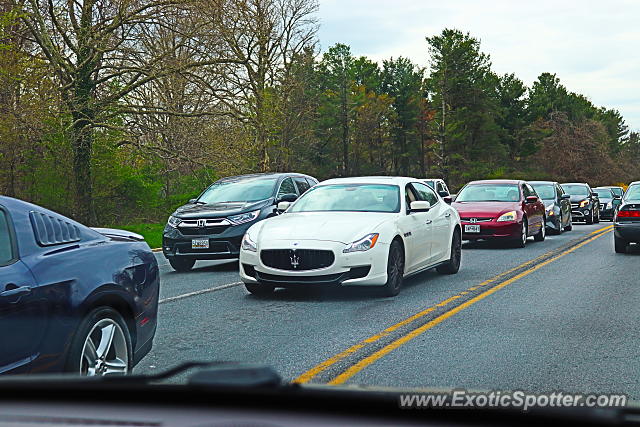 Maserati Quattroporte spotted in Columbia, Maryland