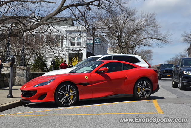 Ferrari Portofino spotted in Greenwich, Connecticut
