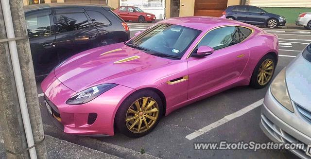 Jaguar F-Type spotted in Wellington, New Zealand