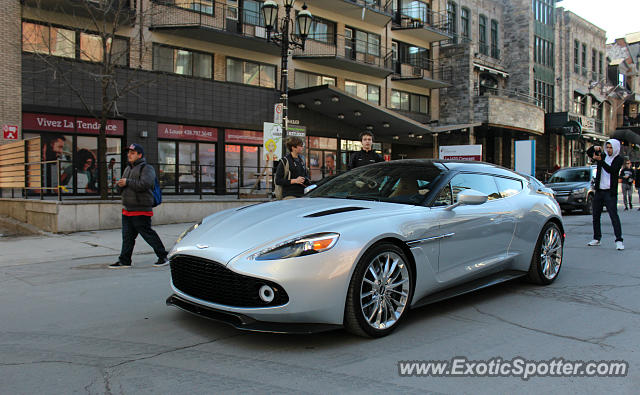 Aston Martin Zagato spotted in Montreal, Canada