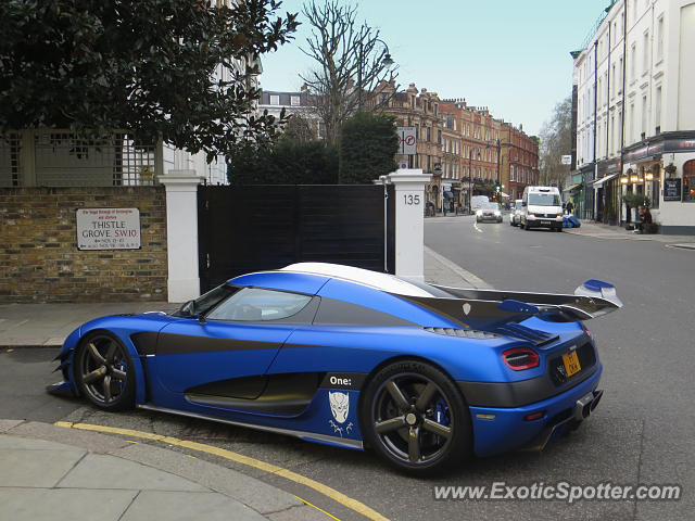 Koenigsegg One:1 spotted in London, United Kingdom