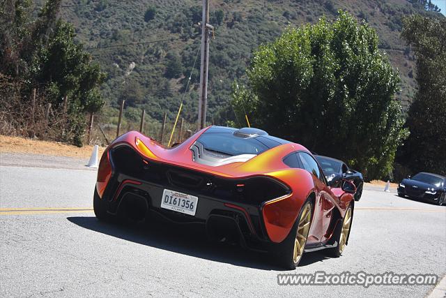Mclaren P1 spotted in Monterey, California