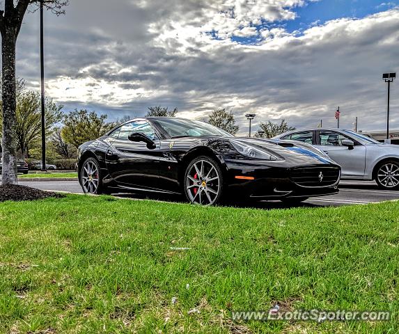 Ferrari California spotted in Bridgewater, New Jersey