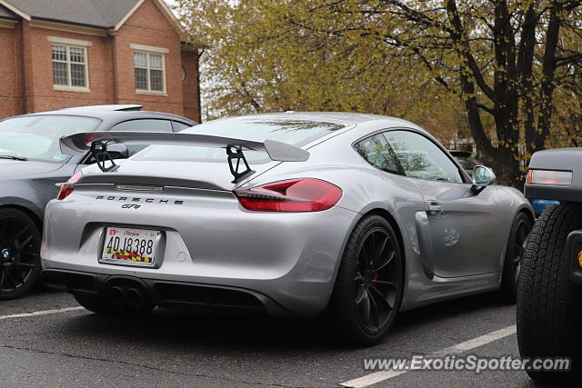 Porsche Cayman GT4 spotted in Great falls, Virginia