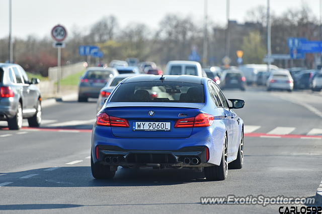 BMW M5 spotted in Warsaw, Poland