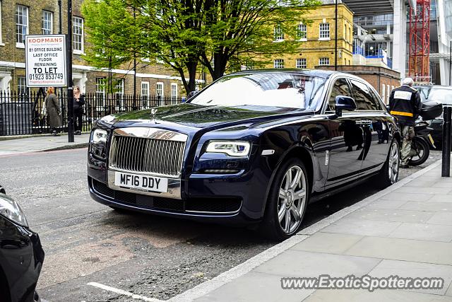 Rolls-Royce Ghost spotted in London, United Kingdom