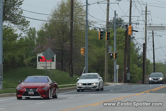 Lexus LC 500 spotted in Columbia, Maryland