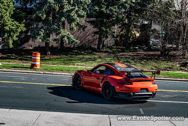 Porsche 911 GT2 spotted in Bloomington, Minnesota
