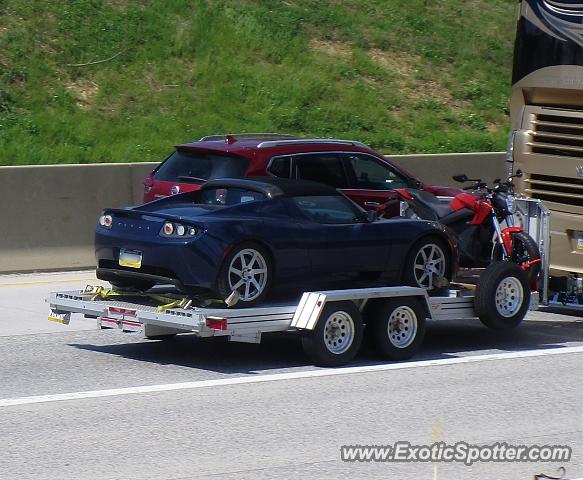 Tesla Roadster spotted in Mechanicsburg, Pennsylvania