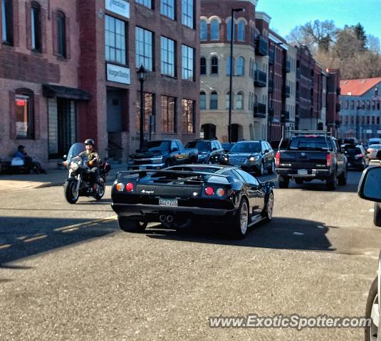 Lamborghini Diablo spotted in Stillwater, Minnesota