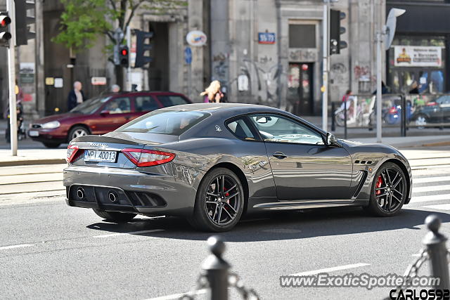 Maserati GranTurismo spotted in Warsaw, Poland