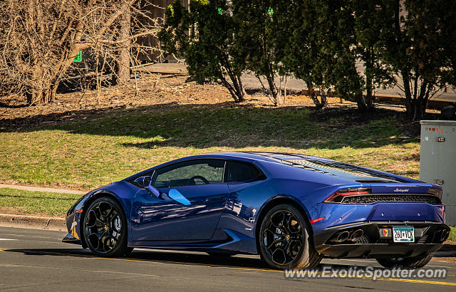 Lamborghini Huracan spotted in Bloomington, Minnesota