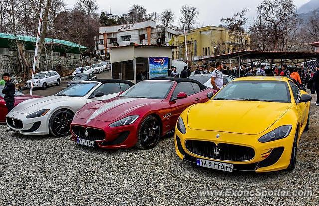 Maserati GranCabrio spotted in Tehran, Iran