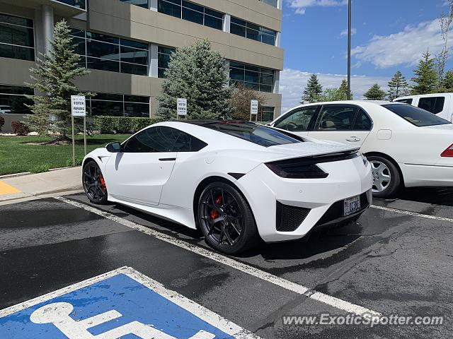 Acura NSX spotted in Cottonwood Hts., Utah