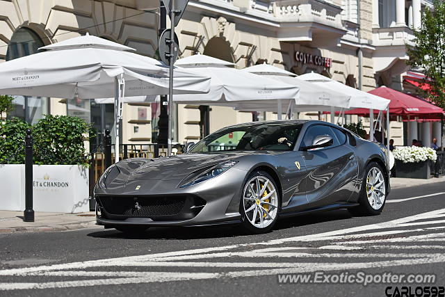 Ferrari 812 Superfast spotted in Warsaw, Poland