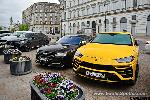 Lamborghini Urus spotted in Warsaw, Poland