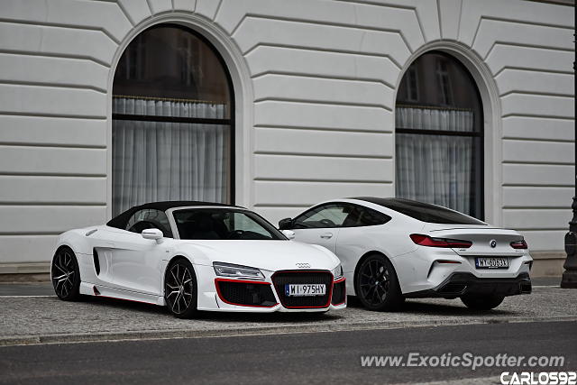 Audi R8 spotted in Warsaw, Poland