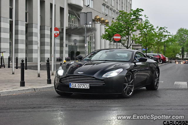 Aston Martin DB11 spotted in Warsaw, Poland