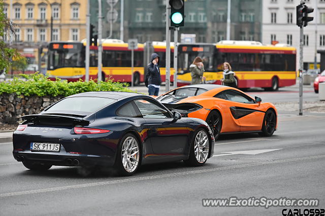 Porsche 911 spotted in Warsaw, Poland